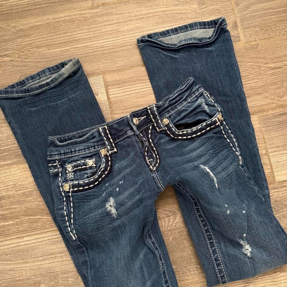 Y2K Miss Me low rise bootcut jeans size 26